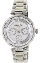 Kenneth Cole Transparency Biały/Stal Ø38 mm KC4916