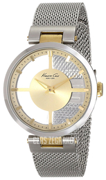 Kenneth Cole Transparency Żółte złoto/Stal Ø36 mm KC4987