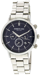 Kenneth Cole Multifunction Niebieski/Stal Ø44 mm KC50228005