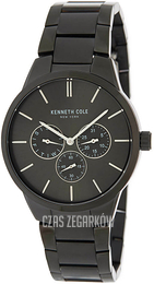 Kenneth Cole Czarny/Stal Ø42 mm KC50477001