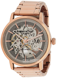 Kenneth Cole Automatic Szkieletowa tarczy/Stal w kolorze różowego złota Ø43 mm KC5068