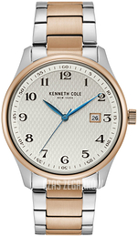 Kenneth Cole Srebrny/Stal w kolorze różowego złota Ø42 mm KC50841004