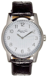 Kenneth Cole Srebrny/Skóra Ø42 mm KC5170