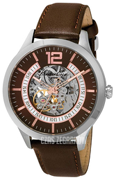 Kenneth Cole Automatic Brązowy/Skóra Ø44 mm KC8079