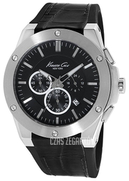 Kenneth Cole Dress Sport Czarny/Guma Ø46 mm KC8086