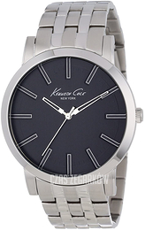 Kenneth Cole Slim Czarny/Stal Ø43 mm KC9231