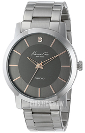 Kenneth Cole Diamond Szary/Stal Ø44 mm KC9328