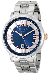 Kenneth Cole Transparency Niebieski/Stal Ø46 mm KC9340