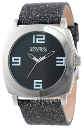 Kenneth Cole Reaction Czarny/Skóra Ø46 mm RK1287
