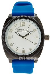 Kenneth Cole Reaction Srebrny/Guma Ø50 mm RK1361