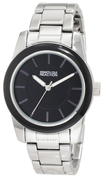 Kenneth Cole Czarny/Stal Ø36 mm RK6009