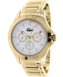 Lacoste Mackay Biały/Stal w odcieniu złota Ø35 mm 2000841