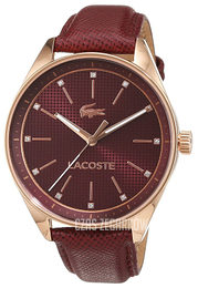 Lacoste Philadelphia Czerwony/Skóra Ø38 mm 2000934