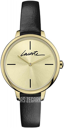 Lacoste Żółte złoto/Skóra Ø34 mm 2001124