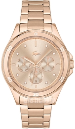 Lacoste Swing Różowe złoto/Stal w kolorze różowego złota Ø40 mm 2001243