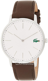Lacoste Srebrny/Skóra Ø41 mm 2011002