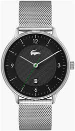 Lacoste Club Czarny/Stal Ø42 mm 2011118