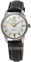 Longines Heritage Srebrny/Skóra Ø35 mm L1.611.4.75.2