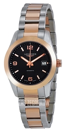 Longines Conquest Ladies Czarny/Stal Ø29.5 mm L2.285.5.56.7