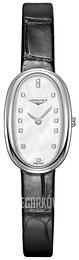 Longines Symphonette Srebrny/Skóra Ø18.9 mm L2.305.4.87.0