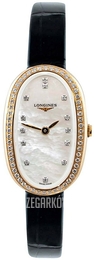 Longines Symphonette Srebrny/Skóra Ø18.9 mm L2.305.9.87.0