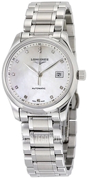 Longines Master Biały/Stal Ø34 mm L2.357.4.87.6