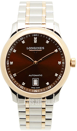 Longines Master Brązowy/Stal w kolorze różowego złota Ø38.5 mm L2.628.5.67.7