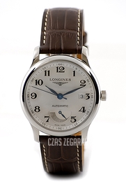 Longines Master Srebrny/Skóra Ø38.5 mm L2.708.4.78.5