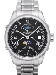 Longines Master Czarny/Stal Ø41 mm L2.738.4.51.6