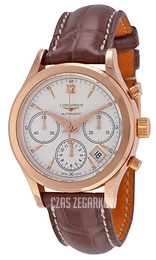 Longines Heritage Srebrny/Skóra Ø39 mm L2.742.8.76.2