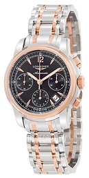 Longines Saint-Imier Czarny/18 karatowe różowe złoto Ø39 mm L2.753.5.52.7