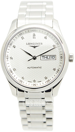 Longines Master Srebrny/Stal Ø38.5 mm L2.755.4.77.6