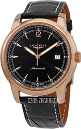Longines Saint-Imier Czarny/Skóra Ø41 mm L2.766.8.59.3