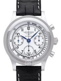 Longines Heritage 1942 Biały/Skóra Ø40 mm L2.768.4.13.2