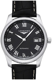 Longines Master Czarny/Skóra Ø40 mm L2.793.4.51.7