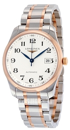 Longines Master Srebrny/18 karatowe różowe złoto Ø40 mm L2.793.5.79.7