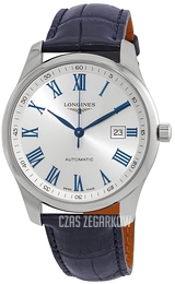 Longines Master Srebrny/Skóra Ø42 mm L2.893.4.79.2