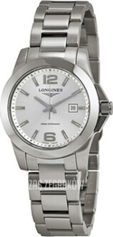 Longines Conquest Ladies Srebrny/Stal Ø29.5 mm L3.277.4.76.6