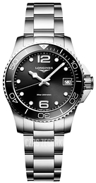 Longines HydroConquest Czarny/Stal Ø32 mm L3.370.4.56.6