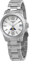 Longines Conquest Ladies Srebrny/Stal Ø29.5 mm L3.380.4.76.6