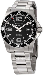 Longines Hydroconquest Czarny/Stal Ø41 mm L3.642.4.56.6