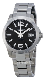 Longines Sport Czarny/Stal Ø39 mm L3.676.4.58.6