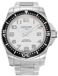Longines HydroConquest Biały/Stal Ø41 mm L3.695.4.13.6