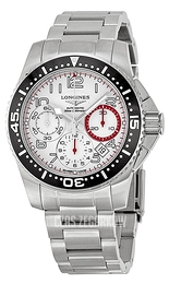 Longines HydroConquest Biały/Stal Ø41 mm L3.696.4.13.6