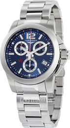 Longines Conquest Niebieski/Stal Ø41 mm L3.700.4.96.6