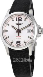 Longines Conquest V.H.P. Srebrny/Karbon Ø43 mm L3.726.4.76.9