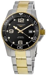 Longines HydroConquest Czarny/Stal Ø41 mm L3.781.3.56.7