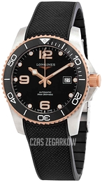 Longines HydroConquest Czarny/Guma Ø41 mm L3.781.3.58.9