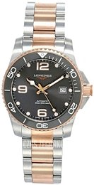 Longines HydroConquest Szary/Stal Ø41 mm L3.781.3.78.7