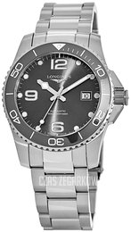 Longines Hydroconquest Szary/Stal Ø41 mm L3.781.4.76.6